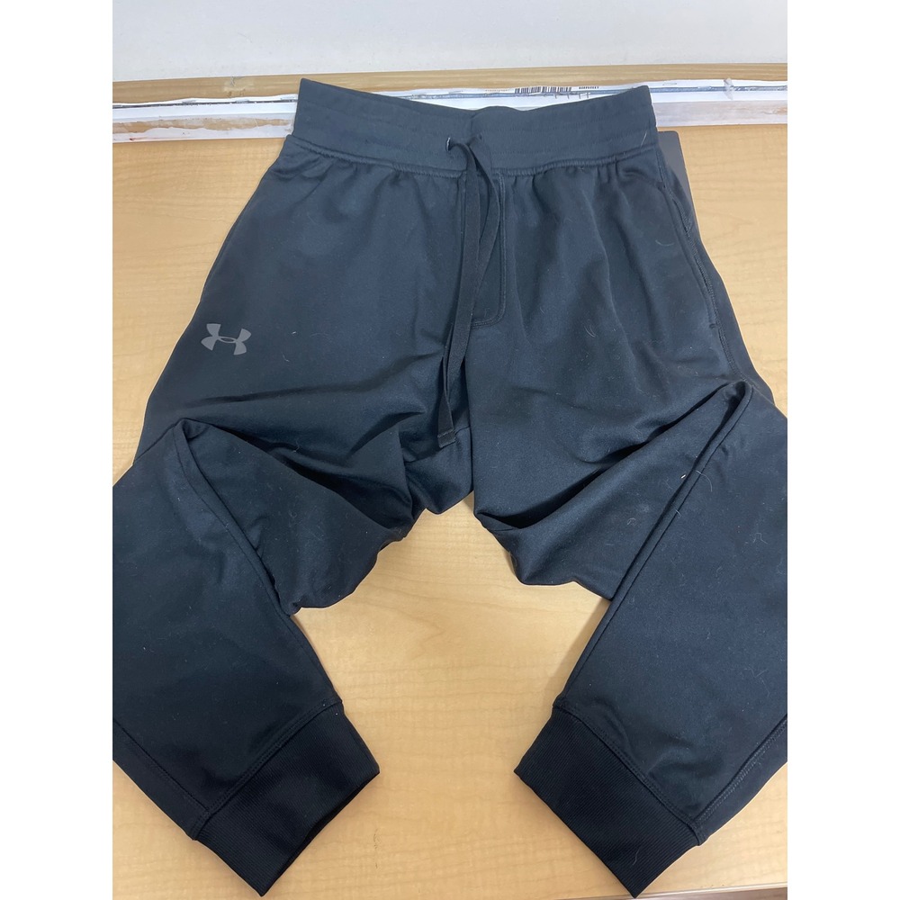 Under Armour ColdGear Mens Joggers Black Loose Fit Sweatpants Small